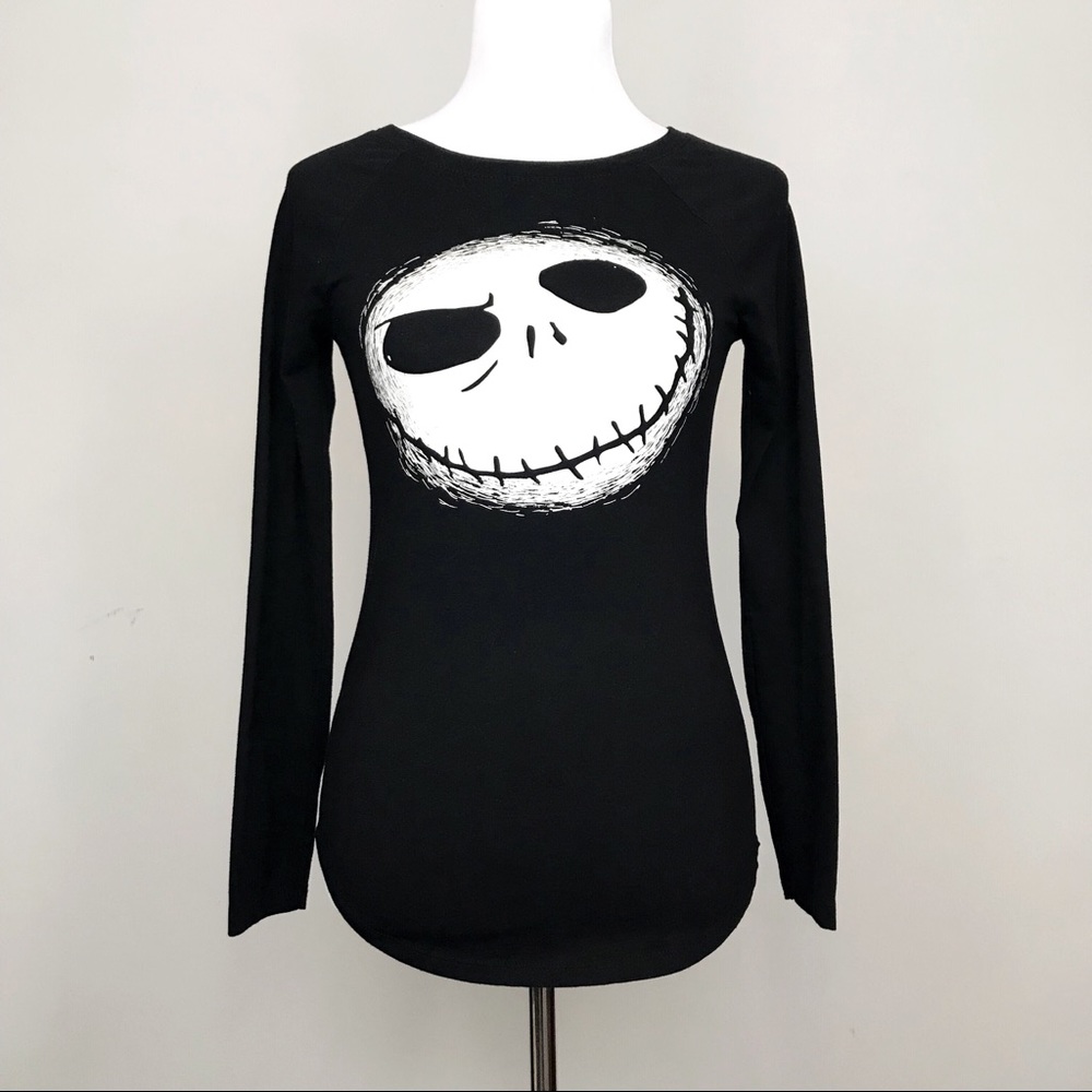 Nightmare Before Christmas Black Long Sleeve Tee